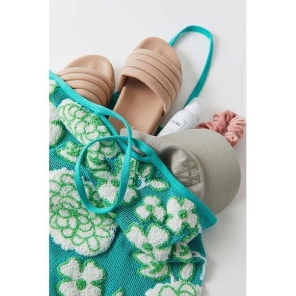 New Urban Outfitters Tufted Market Tote Bag - Picture 2 of 6